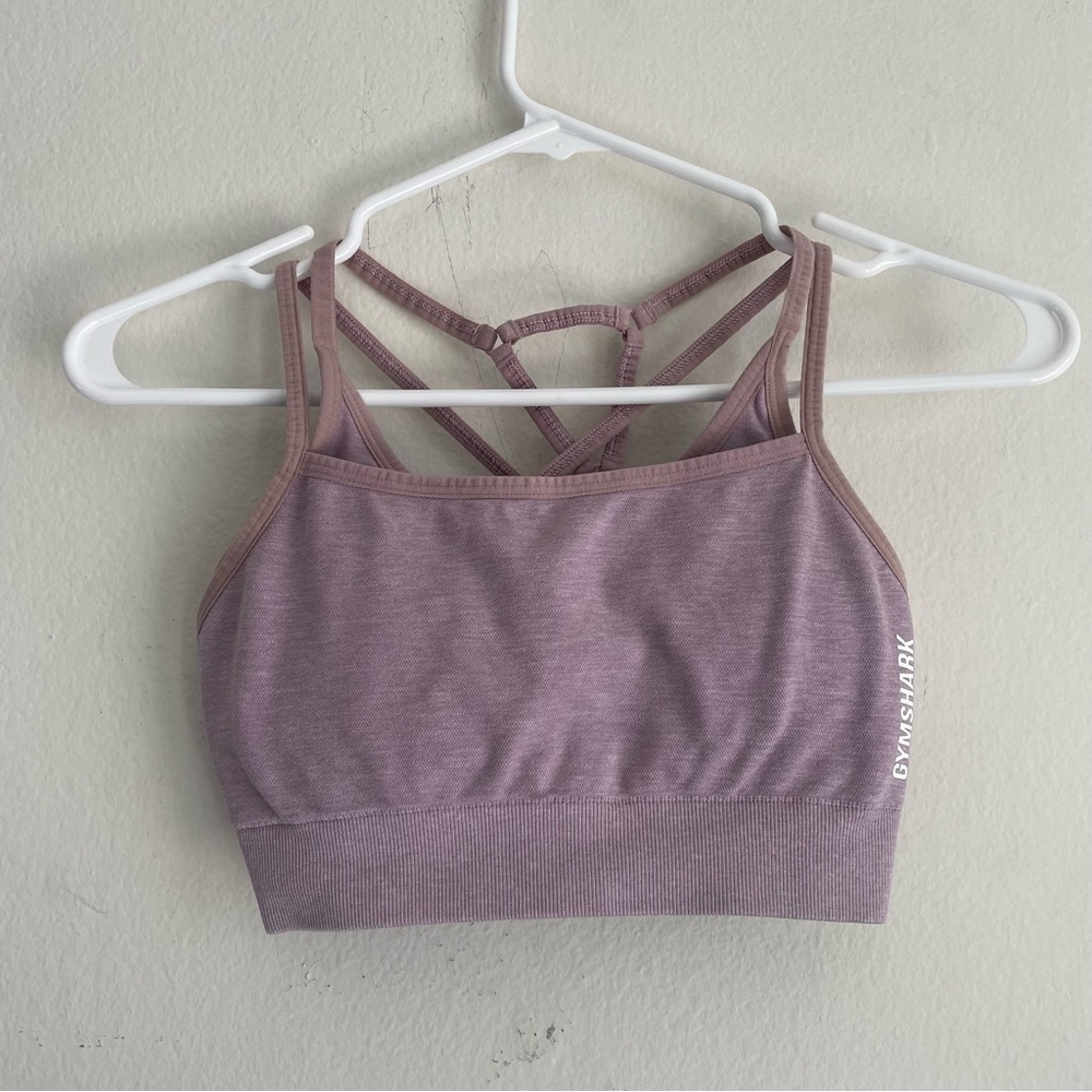 Gymshark lavender crossback sports bra